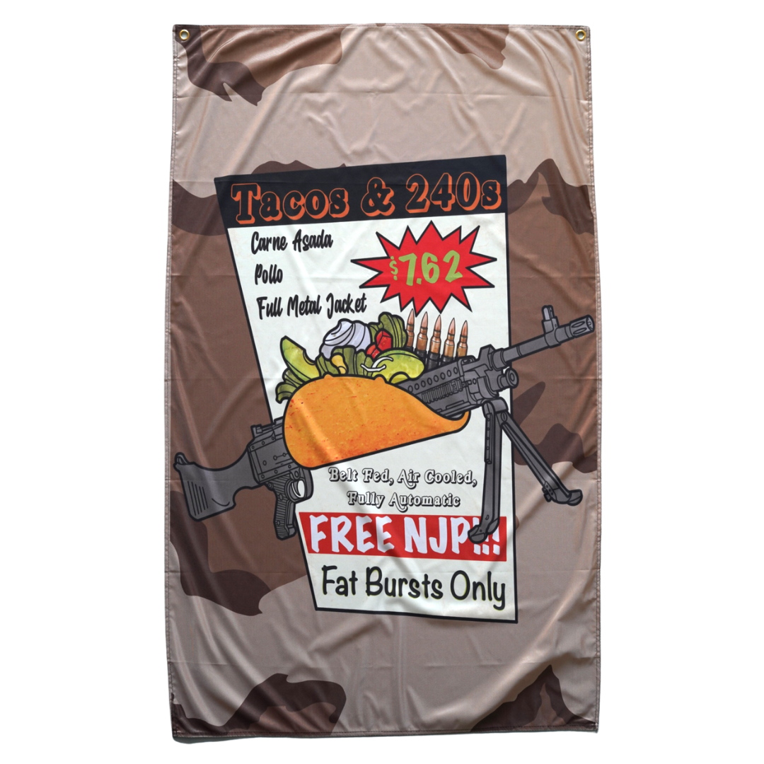 Mission Essential Gear Goods Tacos And 240s Flag