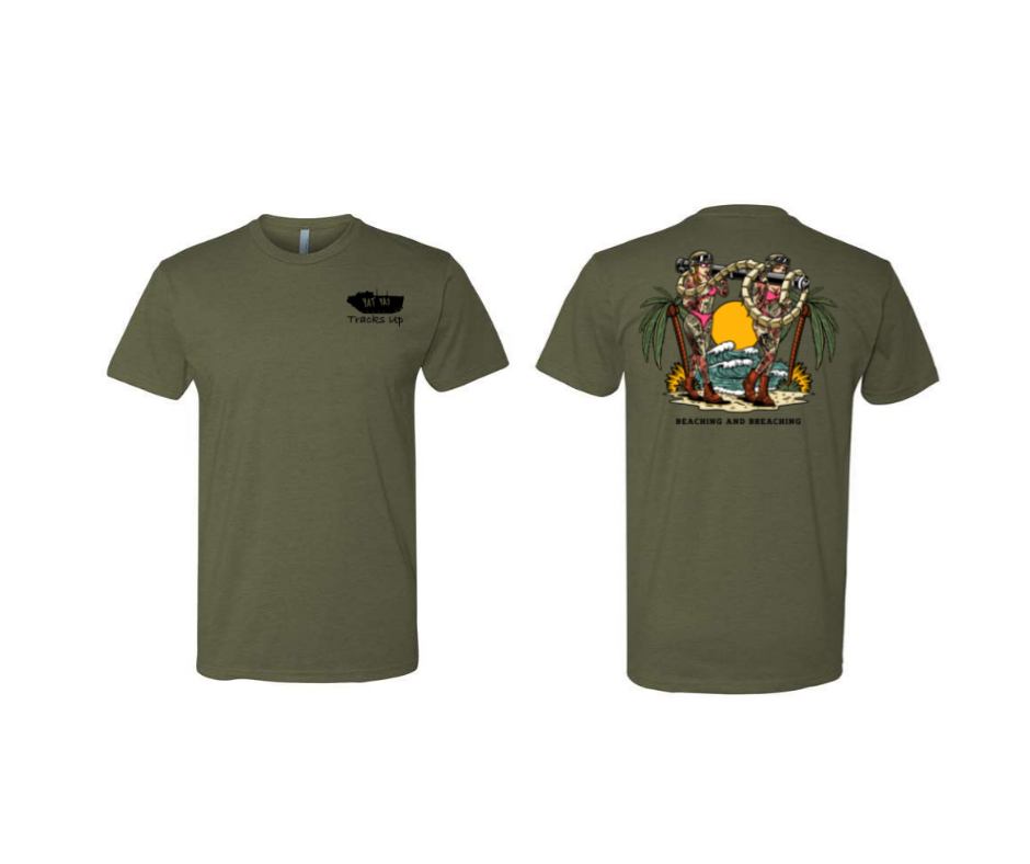 Tracks Up Beaching And Breaching Apparel