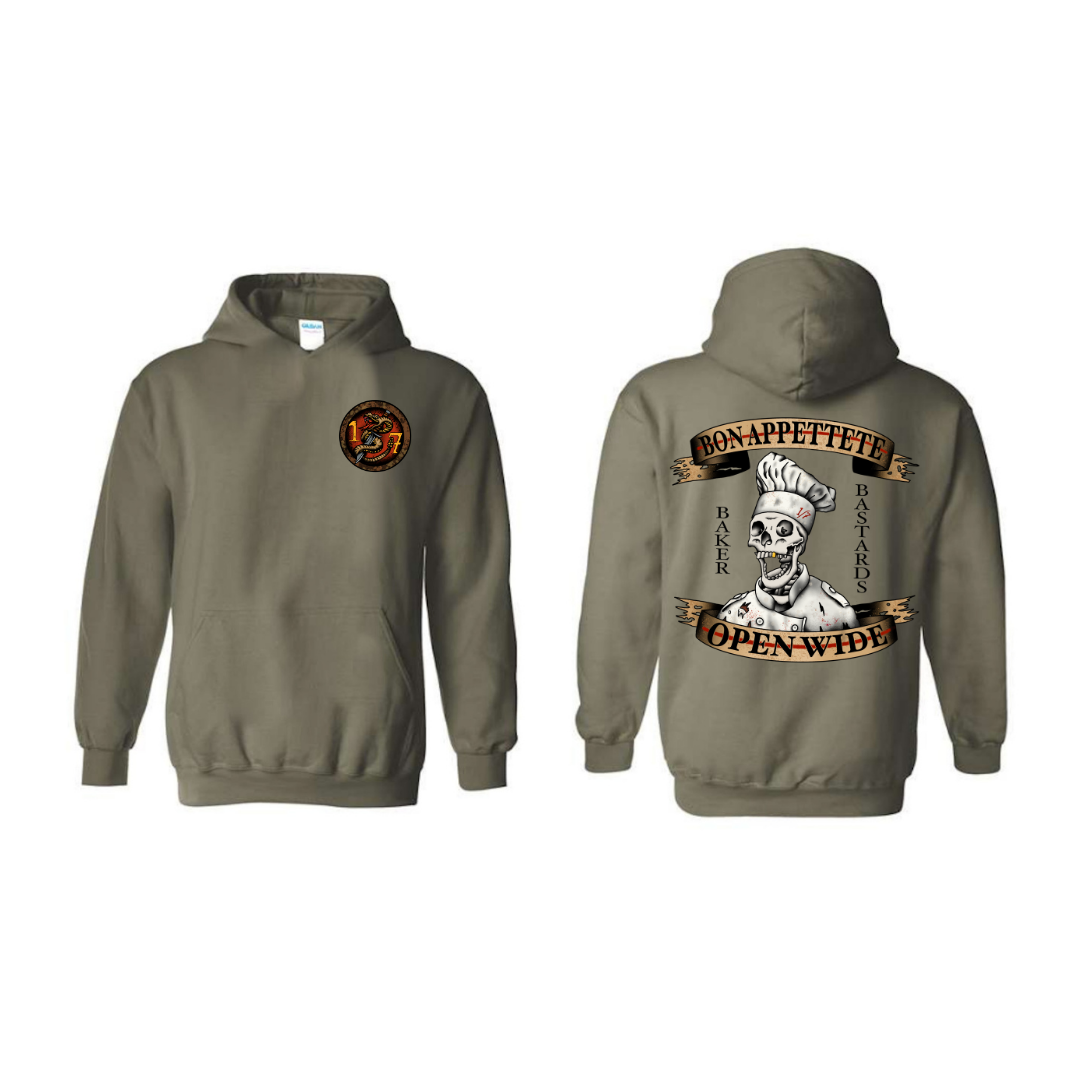 Ben Cantwell Art 1/7 Baker Bastards Hoodie Apparel