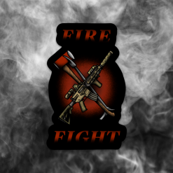 Mission Essential Gear Fire Fight Sticker