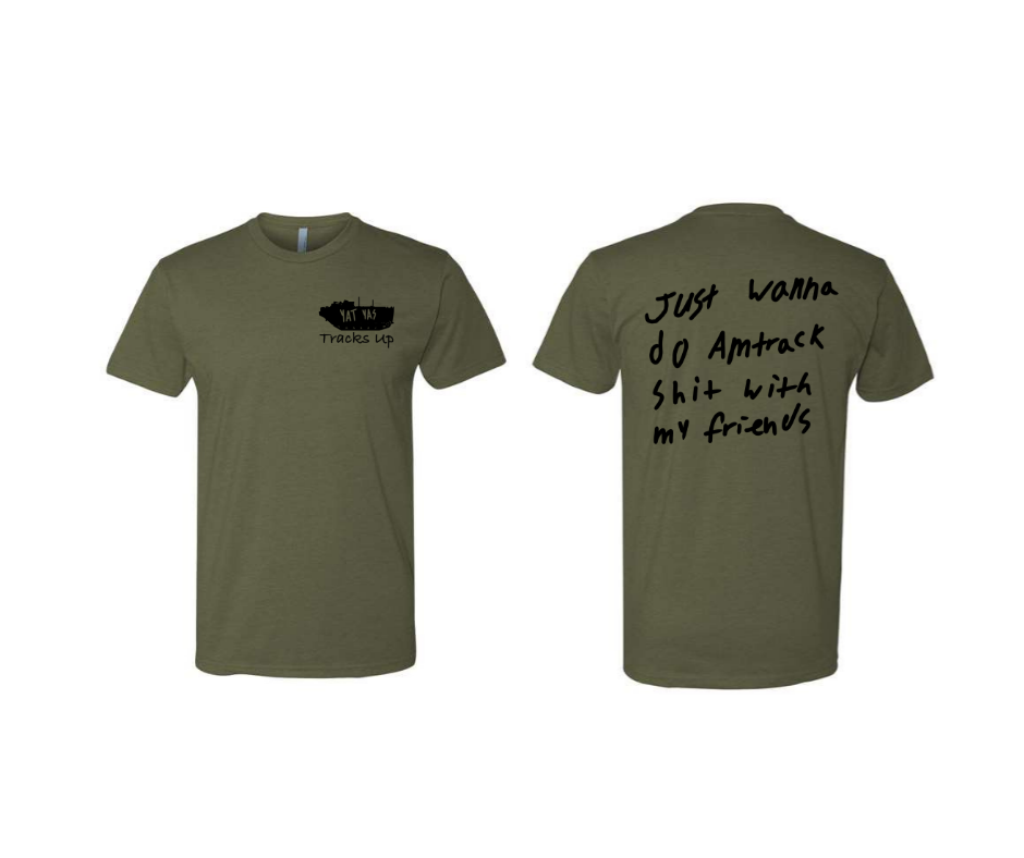 Tracks Up Apparel Just Wanna Amtrack