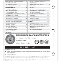 Mission Information Resources, Inc Tactical Military Operations Medical Abridgement