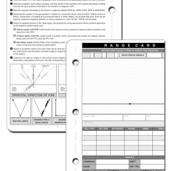 Mission Information Resources, Inc Individual Range Card Tactical