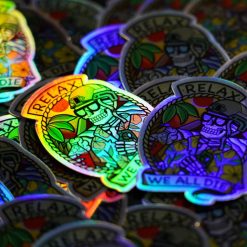 Mission Essential Gear Goods Relax We All Die Sticker