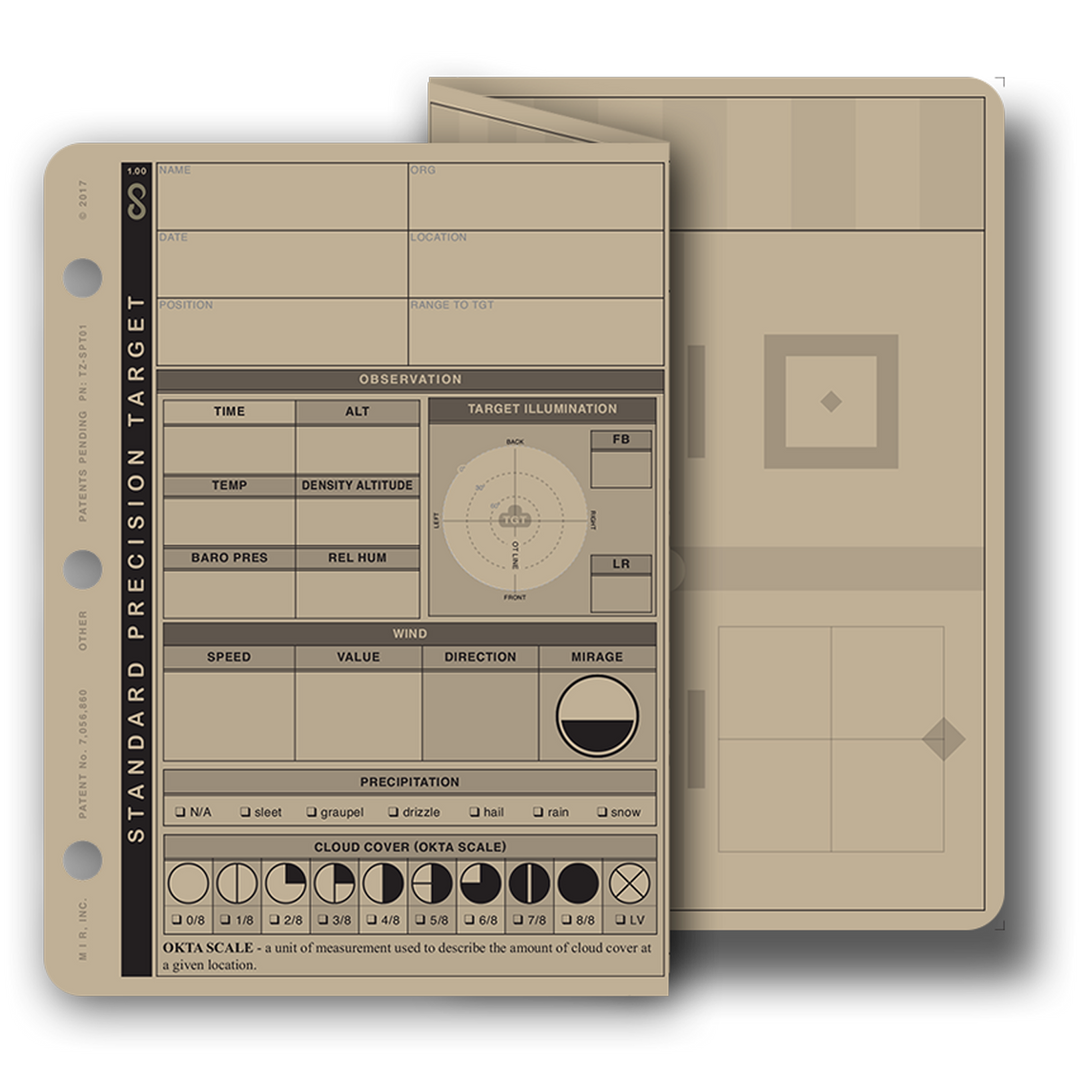 Mission Information Resources, Inc Tactical PSR Target Z-Fold Page