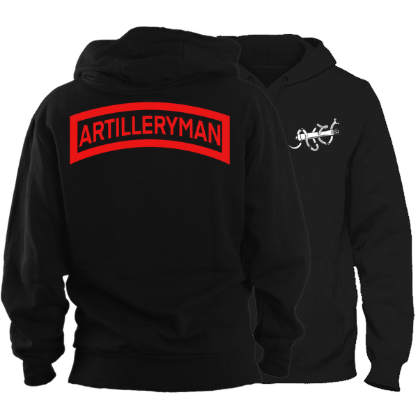 Heavily Suppressed Artilleryman Tab Hoodie Apparel
