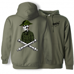 Heavily Suppressed Apparel Cannon Fodder Hoodie