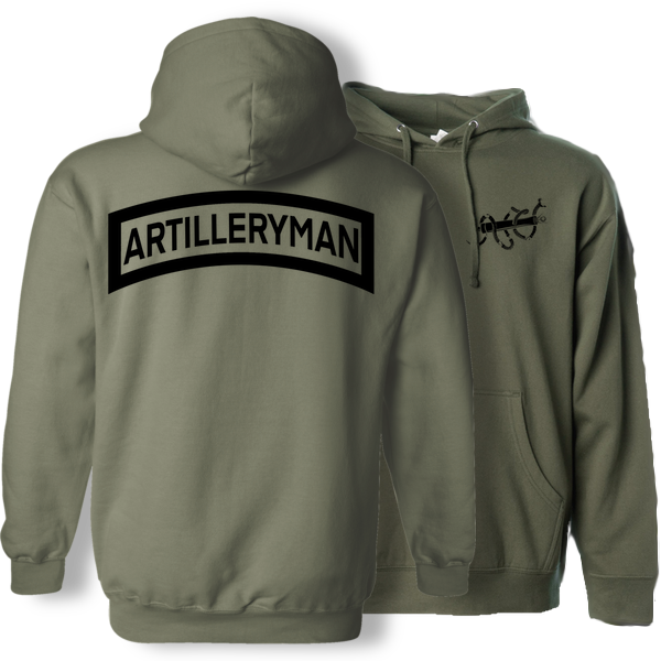 Heavily Suppressed Artilleryman Tab Hoodie Apparel