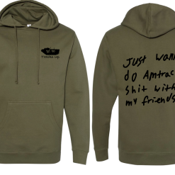 Tracks Up Just Wanna Amtrack Hoodie Apparel