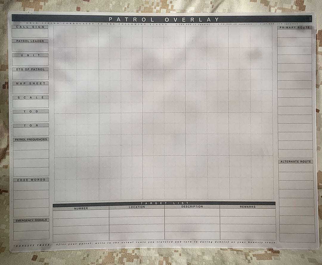 Mission Information Resources, Inc Tactical CLEAR MAP OVERLAY
