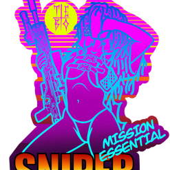 Tebo's Art Retro Sniper Sticker Goods