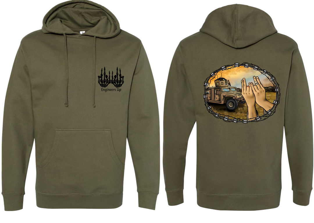 Engineers Up Throw ‘Em Up Hoodie Apparel