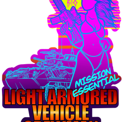 Tebo's Art Retro LAV Crewman Sticker