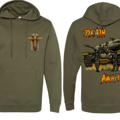 Ben Cantwell Art Death Awaits Hoodie Apparel