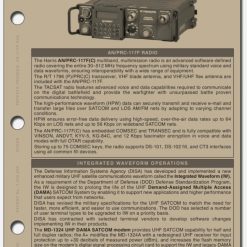 Mission Information Resources, Inc AN/PRC-117F QUICK GUIDE Tactical