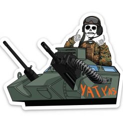 Mission Essential Gear Turret Shakas Sticker