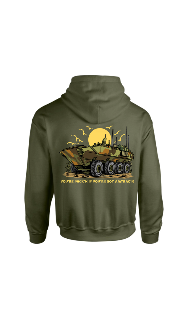 Tracks Up Not Amtrac’n Hoodie Apparel