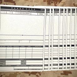 Mission Information Resources, Inc Tactical Range Card LT- 10 Pack