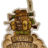 Ben Cantwell Art Light Infantry Sticker Goods
