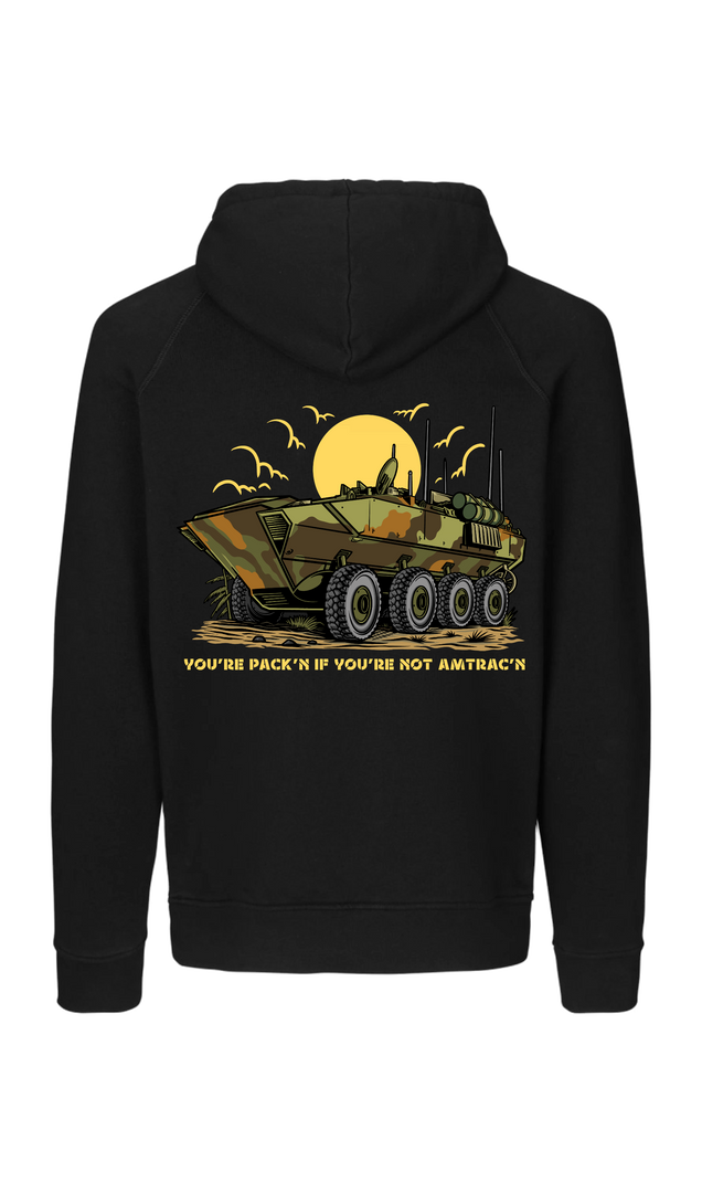 Tracks Up Not Amtrac’n Hoodie Apparel