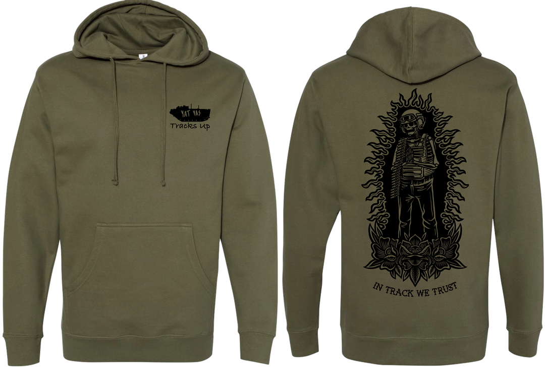 Tracks Up In Track We Trust Hoodie Apparel