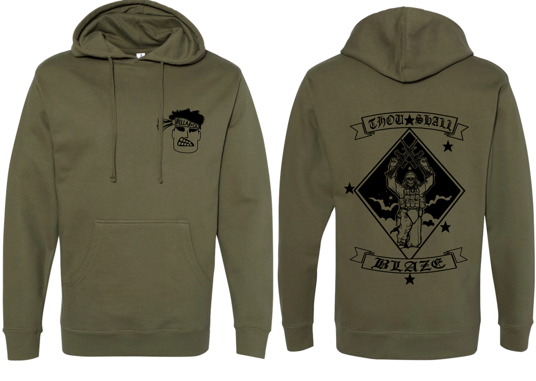 Kill Zone Thou Shall Blaze Hoodie Apparel