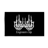 Engineers Up Goods Skeleton Castle Flag