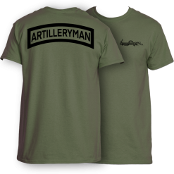 Heavily Suppressed Artilleryman Tab Apparel